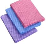 ISO Home Disposable Cleaning Rags , Kitchen Floor Spunlace Non Woven Fabric