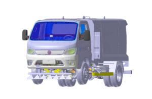 Quality BJ1042EVJA2 Pure Electric Sanitation Vehicle Chassis wholesale