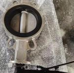 2.5 inch CF8 150lb wafer butterfly valve