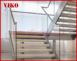 Double Steel Plate Staircase VK26S ,Carbon Steel Stringer,Stainless Steel,Power