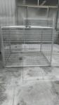 Construction Building Rubbish Cage Brisbane Cage With 2 Gates / Lids
