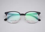Sophisticated Business Style Browline Glasses Full-rim Frame Metal Optical