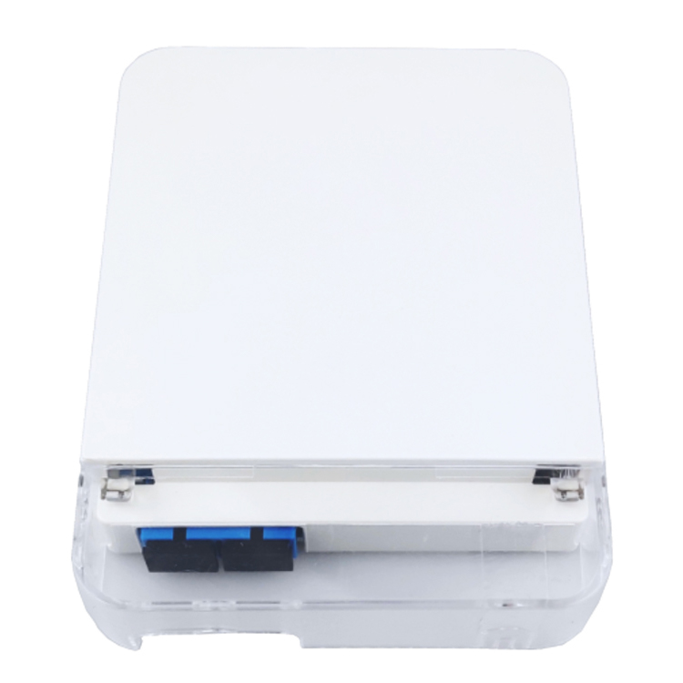 SC UPC Plastic Fiber Optic Face Plate Socket Panel for Indoor FTTH Network Installation