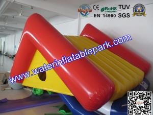 Quality Kids Play Water Park Toy Inflatable Floating Climbing Slide For Water Pool wholesale