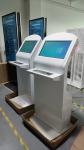 22inch Information Inquiry Touch Screen Kiosk With Braille Stainless Steel
