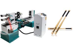 Quality KC1530-D Double spindles CNC wood lathe capable of making baseball bats quickly wholesale