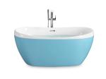 ISO9001 Free Standing Acrylic Bath Rectangle SP1837 1500×760×650mm