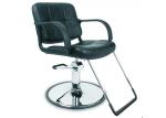 Big Footrest Hair Salon Chairs Round Base With Rubber Ring , Height Adjustable