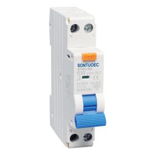 China 6KA Residual Current RCBO Circuit Breaker 18mm Width Overload Protection on sale