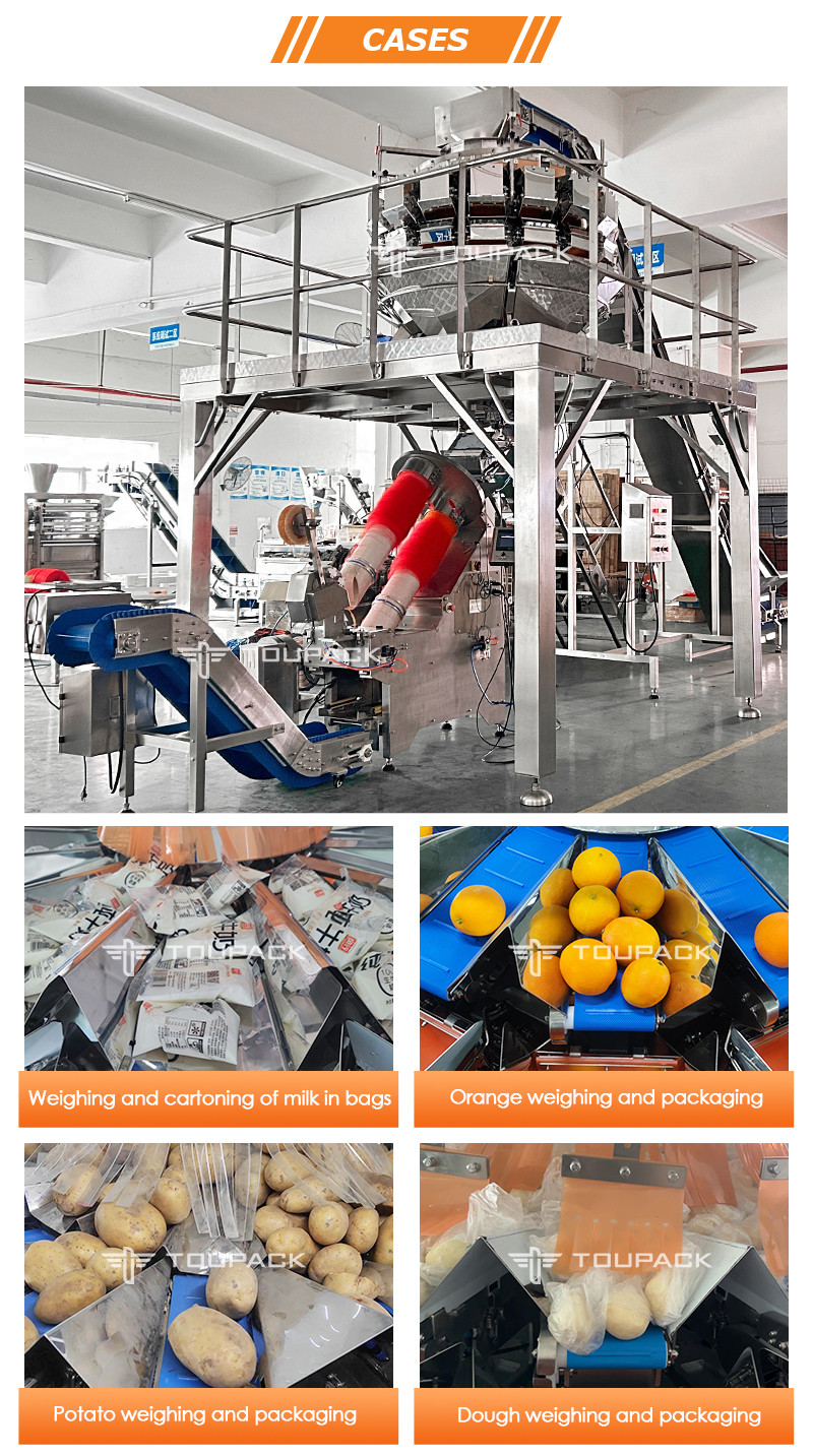 Full Automatic Nylon Net Bag Packing Machine For Fresh Potatoes Walnut Net Bag Clipping Packing Machine