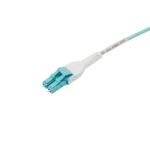 SM/OM3/OM4 Fiber Optic Cable LC Duplex Connector For Armored Patch Cord