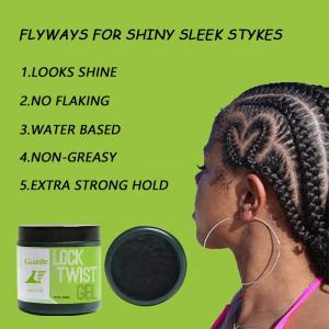 Quality Long lasting Edge Control Hair Gel 16oz Organic Nourishing Styling Firming Braiding Extra Hold Locking Gel wholesale