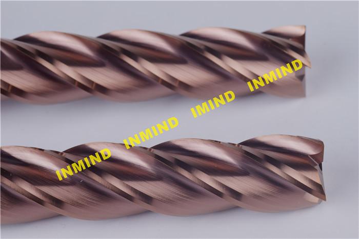 TiAlN Coated CNC End Mill For Milling Machine End Mills , 75 mm - 150 mm Length