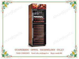 Quality OP-416 OEM ODM Accepted Freestanding Air Cooling Red Wine Display Refrigerator wholesale
