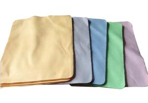 Quality imitation leather eyewear lens cleaning cloths wholesale