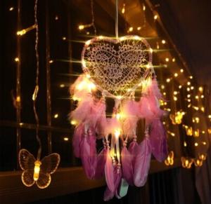 Quality Purple Dream Catcher with LED Light wholesale
