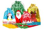 Christmas gift bag pe drawstring bag candy gift biscuit cookie happy atmosphere