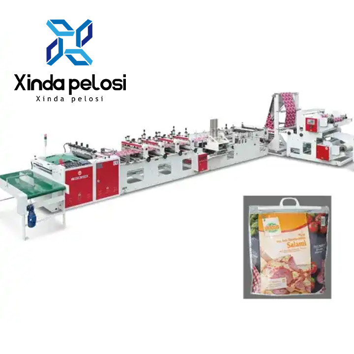 100pcs/Min Three Side Sealing Spout Pouch Making Machine For Lap Seal Pouches