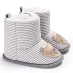 New designed Cotton fabric Cartoon animal 0-24 months toddler bear baby boots