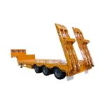 Van-type 60ton 80ton 100ton Hydraulic Gooseneck Lowbed Lowboy Loader Trucks Semi