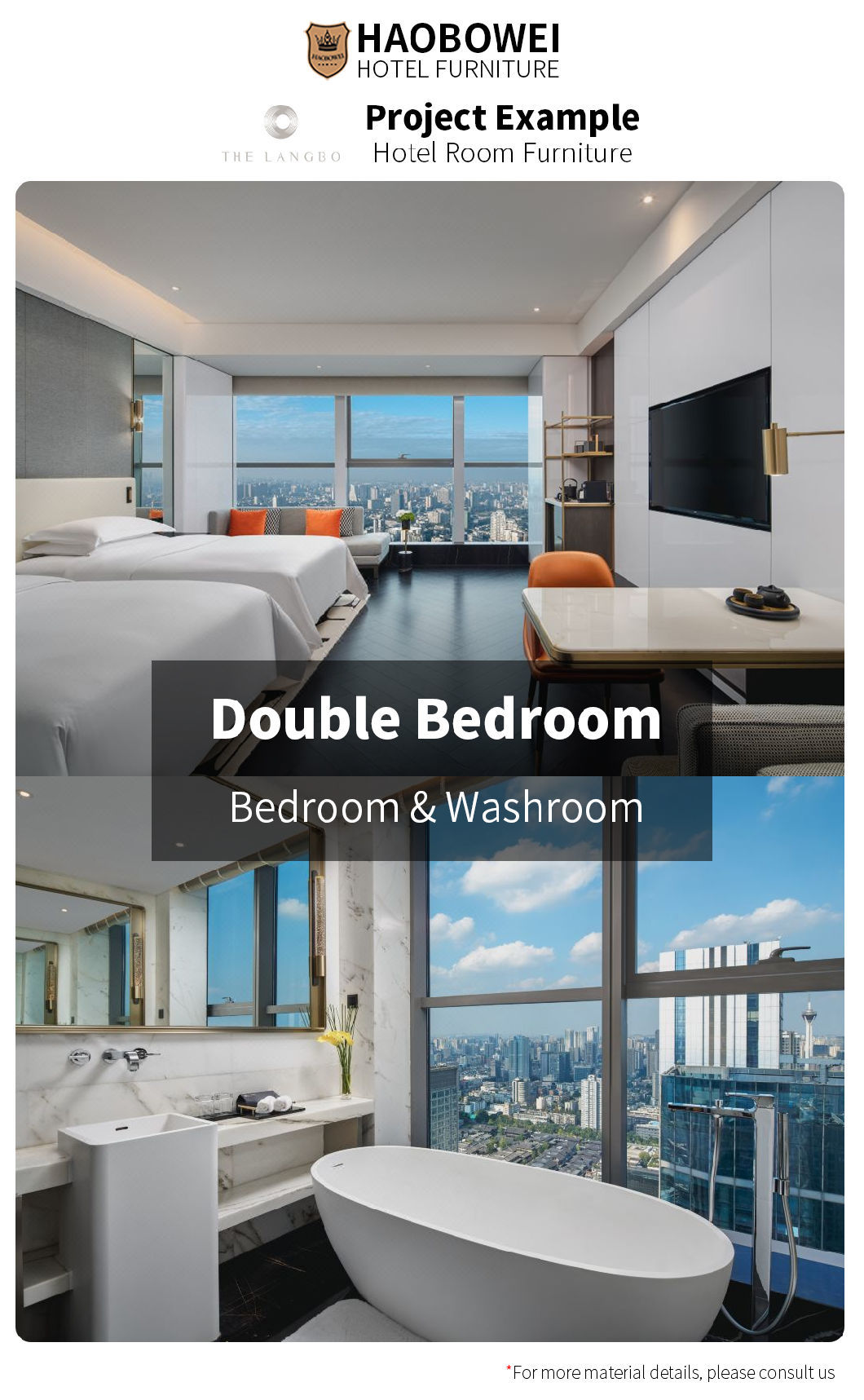 Wholesale Modern Hotel Furniture China Standard King Size 5 Star Bedroom Set