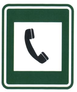 Quality Emergency Telephone Sign Supplier Guide Sign Board Best Price ETC Lane Indication Signs wholesale