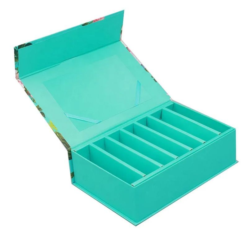 China Wholesale Rigid Custom Logo Printed Book Type Box, Ribbon Clousre Magnetic Paper Packaging Gift Box