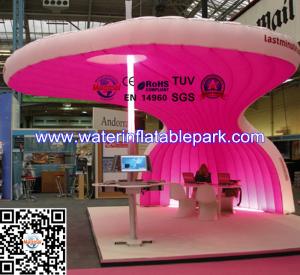 Quality Fashion Beautiful Pink Inflatable Tent For Exhibition , PVC Tarpaulin wholesale