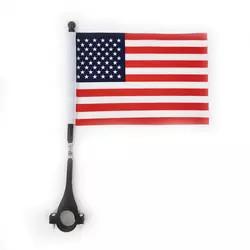 Quality Polyester Custom Motorcycle Flags Pantone Color Sublimation Car Flag wholesale