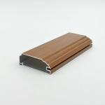 Israel Libya 6063 T3 Aluminium Kitchen Profile Wooden Color