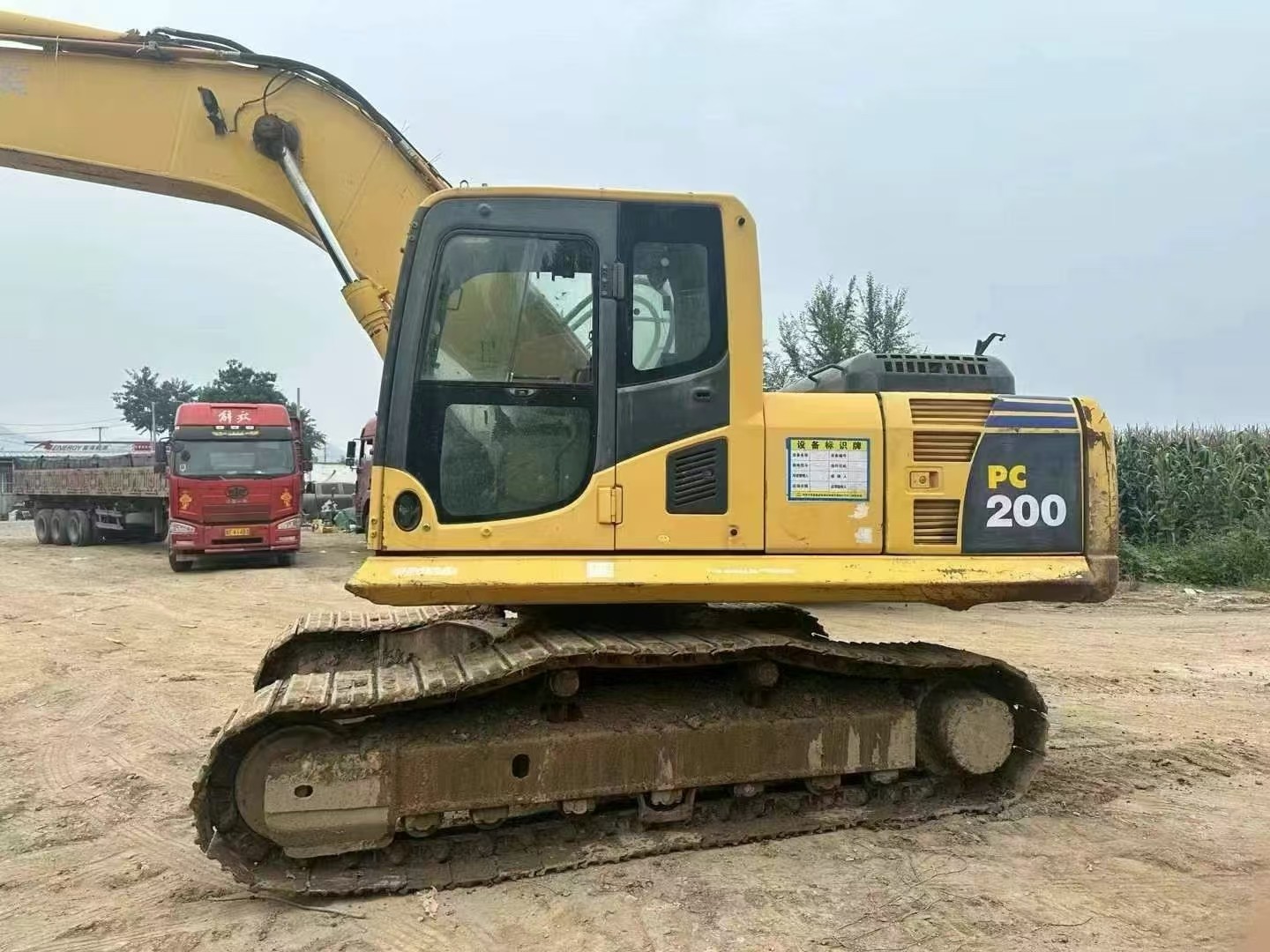 103kw Mining 200 Second Hand Komatsu Excavator Used In Construction 19900kg