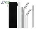 House Hold Reusable Drinking Straws , Drinking Metal Cocktail Straws