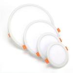 85-300mm diameter LED Round Panel Light with 3-30W, 3000-6000K, 80-83Ra/95-98Ra
