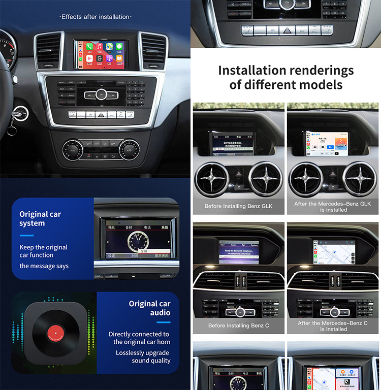 NTG 4.5 System Mercedes Video Interface , Navigation Multimedia Interface For Car