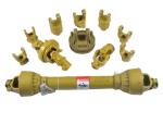 Agriculture Pto Drive Shaft Propeller Shaft Joint Yellow 55 -240mm Industrial