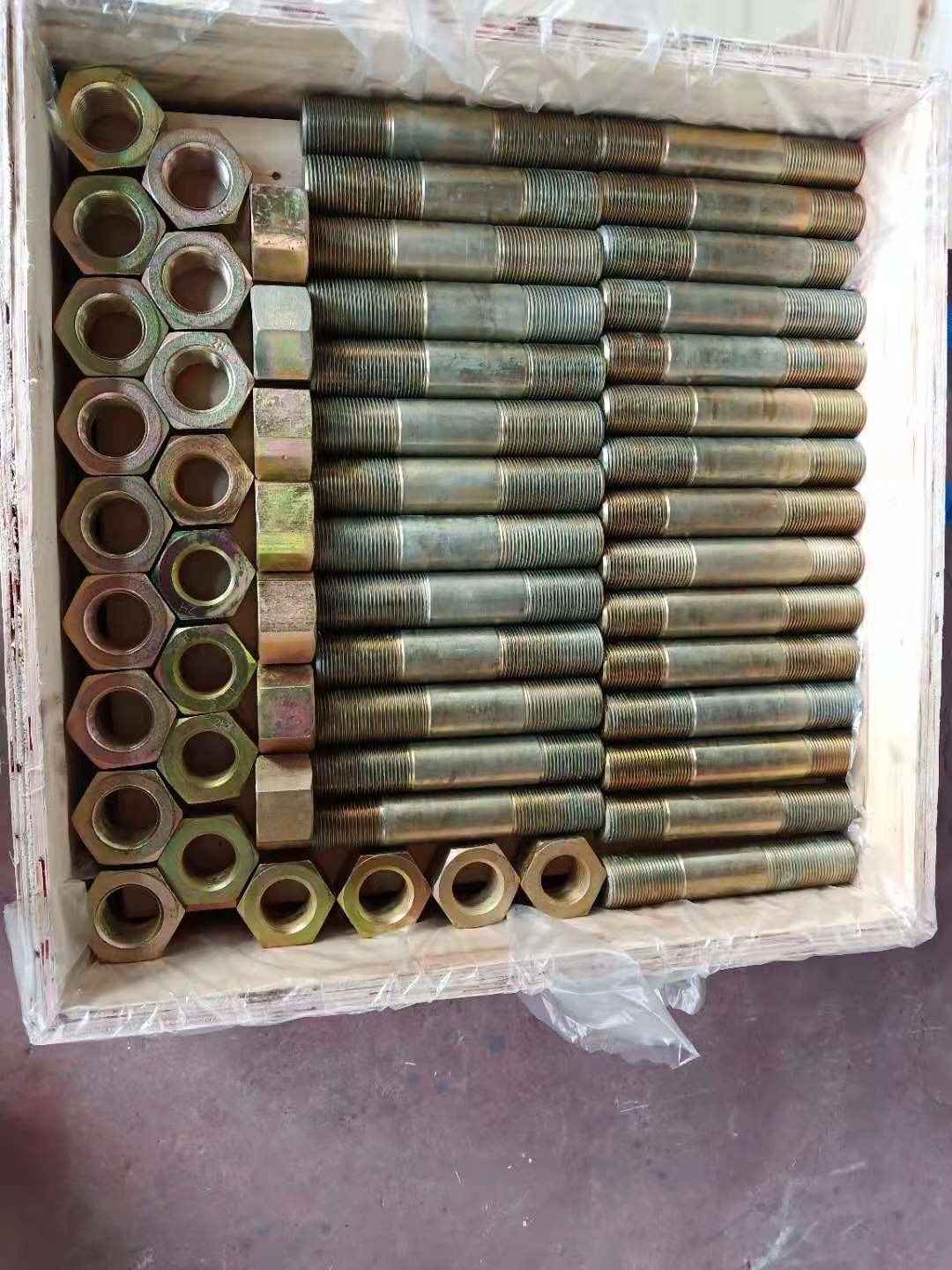 Red Double Studded Wellhead Adapter Flange Integral Forging DSAF 5K X 10K