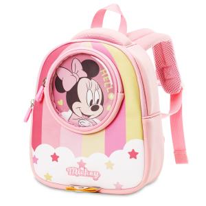 Quality Minnie Mickey Waterproof Kids Backpack Disney Kindergarten Childrens Anti Lost Mochila wholesale