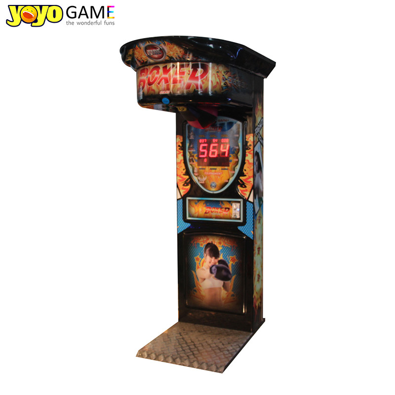 Coin Operated Game Street Amusement Park Electronic Hammer Boxing Machine Arcade Boxing Punch Machine Price For Sale