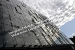 Double Layer Insulation Glass Curtain Wall Stick Built System Transparant