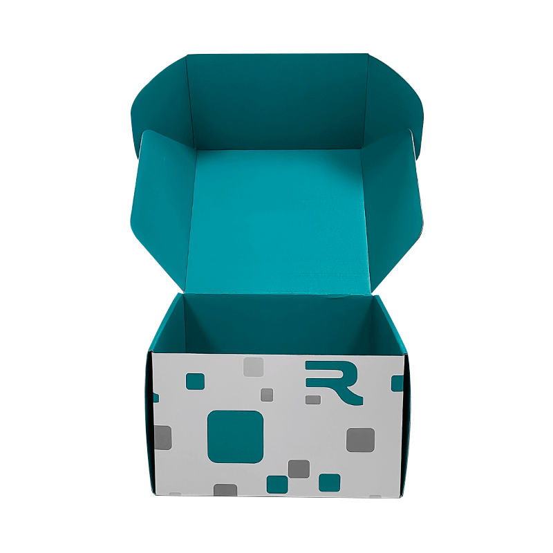 Recyclable Mailer Shipping Boxes Flat Packed Kraft Corrugated Mailer Boxes