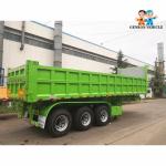 Heavy Duty 60T Capacity Dumping Truck Trailer Export To Mayanmar, Algeria, Dubai
