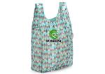 190T Polyester Grocery Tote Bags , Customized Logo Sublimation Shopping Bags