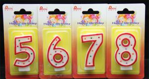 Quality Best-sellingdot number birthday candle wholesale