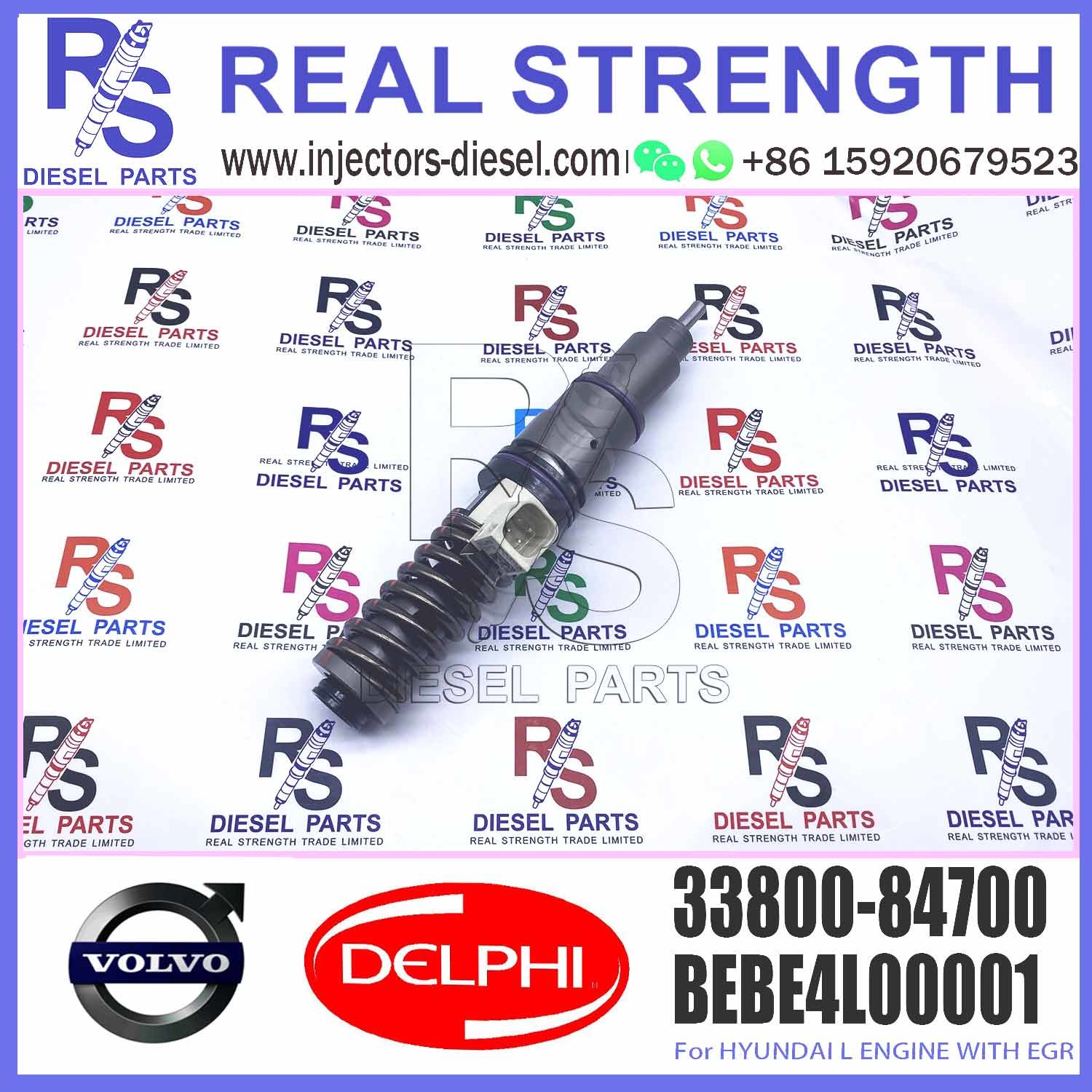 common rail injector 33800-84700 61928748 Auto parts fuel injector for Hyundai diesel injector nozzle 33800-84700