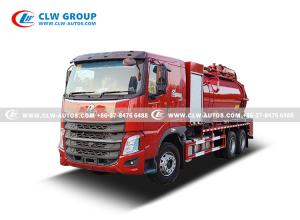Quality 16CBM Vacuum Suction Truck Rhd Hauling Sewage Water To Disposal Sites wholesale
