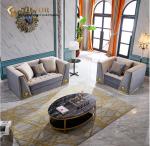 Leisure sofa, Lobby Sofa, Hotel Sofa, Villa Sofa, PU Leather Upholstery, High