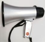 Siren Battery Powered Megaphone With Battery Bullhorn 0.3 - 0.5KM
