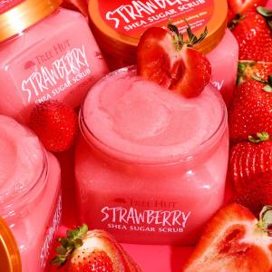 Quality 250ml Tree Hut Strawberry Shea Sugar Scrub Salt Exfoliating Antioxidants wholesale