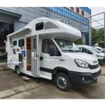 Customized RV Caravan Van 130km/h , 4x2 Small Family Camper Van Mobile Travel