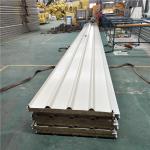 50mm ivory white 960mm fireproof rock wool sandwich insulated roof panels for